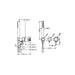 Nero | Mecca Matte Black Shower Mixer Diverter System - Separate Back Plate - Acqua Bathrooms