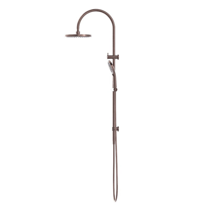 Nero Mecca Brushed Bronze Multifunction Air Shower Rail - Acqua Bathrooms