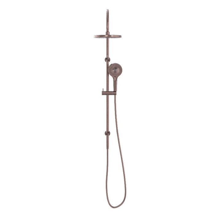 Nero Mecca Brushed Bronze Multifunction Air Shower Rail - Acqua Bathrooms