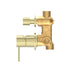 Nero | Mecca Brushed Gold Separate Wall Diverter - Acqua Bathrooms