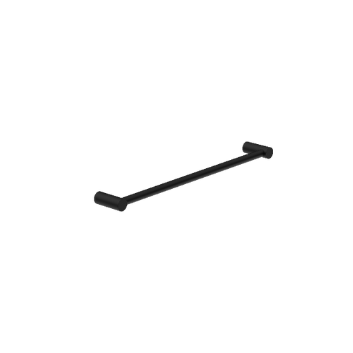Nero | Mecca Curve Matte Black 600mm Single Towel Rail - Acqua Bathrooms