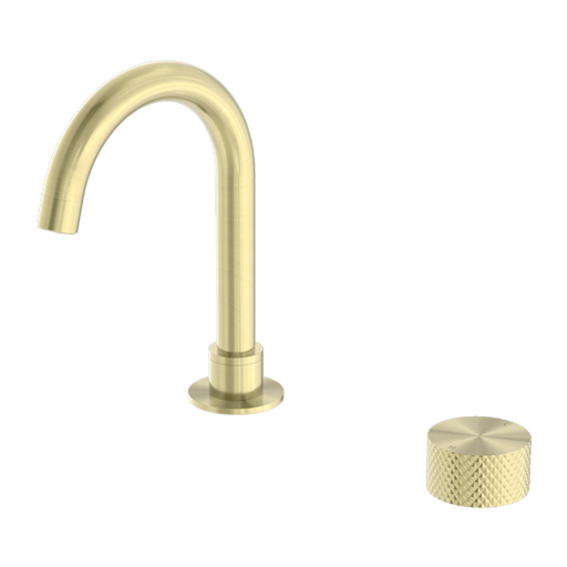Nero | Opal Progressive Brushed Gold Basin Mixer Set - Acqua Bathrooms