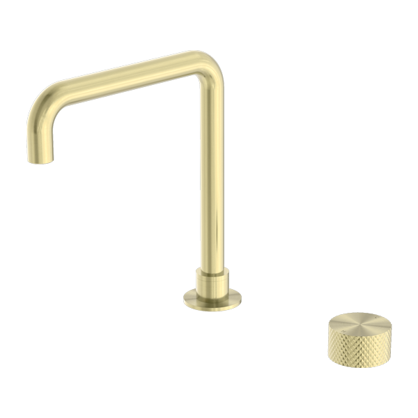 Nero | Opal Progressive Brushed Gold Tall Basin Mixer Set - Acqua Bathrooms