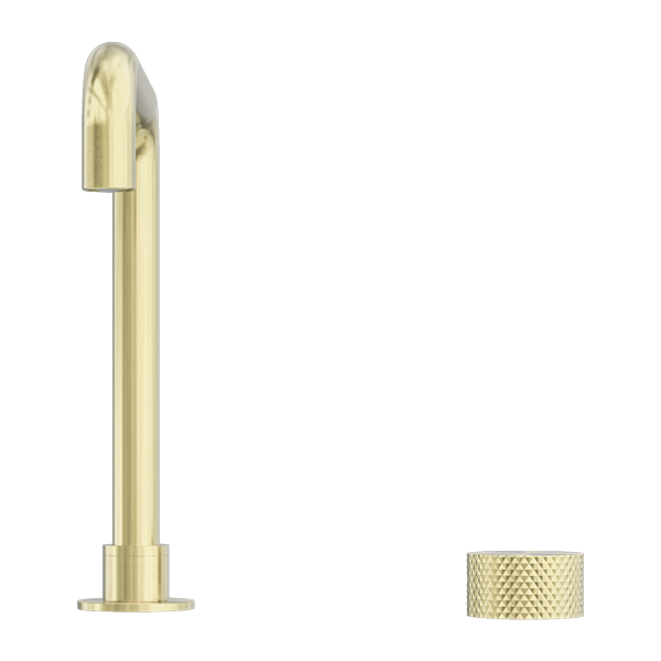 Nero | Opal Progressive Brushed Gold Tall Basin Mixer Set - Acqua Bathrooms