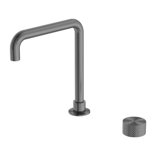 Nero | Opal Progressive Graphite Tall Basin Mixer Set - Acqua Bathrooms