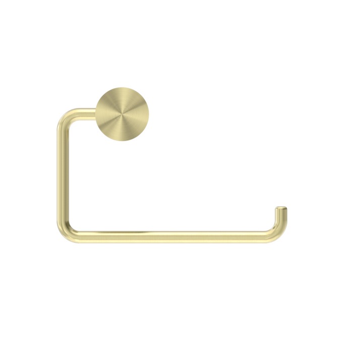 Nero | Opal Brushed Gold Toilet Roll Holder - Acqua Bathrooms