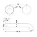 Nero | Kara Porgressive Gun Metal Wall Basin / Bath Mixer Set - Acqua Bathrooms