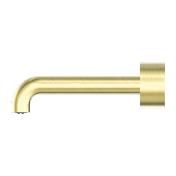 Nero | Kara Porgressive Brushed Gold Wall Basin / Bath Mixer Set - Acqua Bathrooms