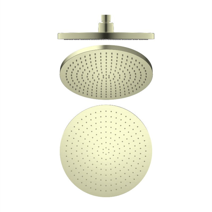 Nero | Opal Air Brushed Gold Shower Head - Acqua Bathrooms