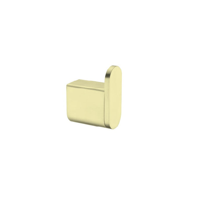 Nero | Bianca Brushed Gold Robe Hook - Acqua Bathrooms