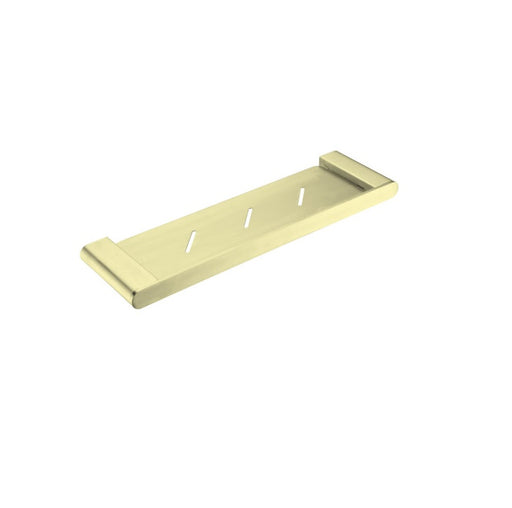 Nero | Bianca Brushed Gold Metal Shower Shelf - Acqua Bathrooms