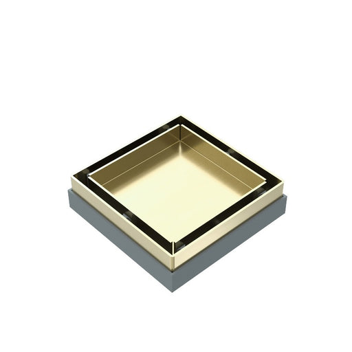 Nero | Brushed Gold 50mm Tile Insert Floor Waste - Acqua Bathrooms