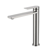 Ikon Ruki Brushed Nickel Tall Basin Mixer - Acqua Bathrooms