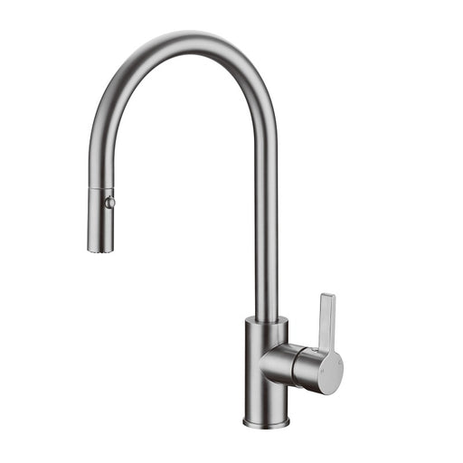 Otus Brushed Nickel Pull Out Kitchen Mixer - Acqua Bathrooms