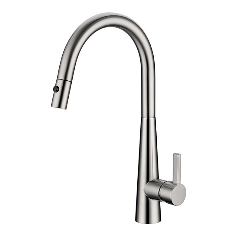 Otus Brushed Nickel Pull Out Kitchen Mixer - Acqua Bathrooms