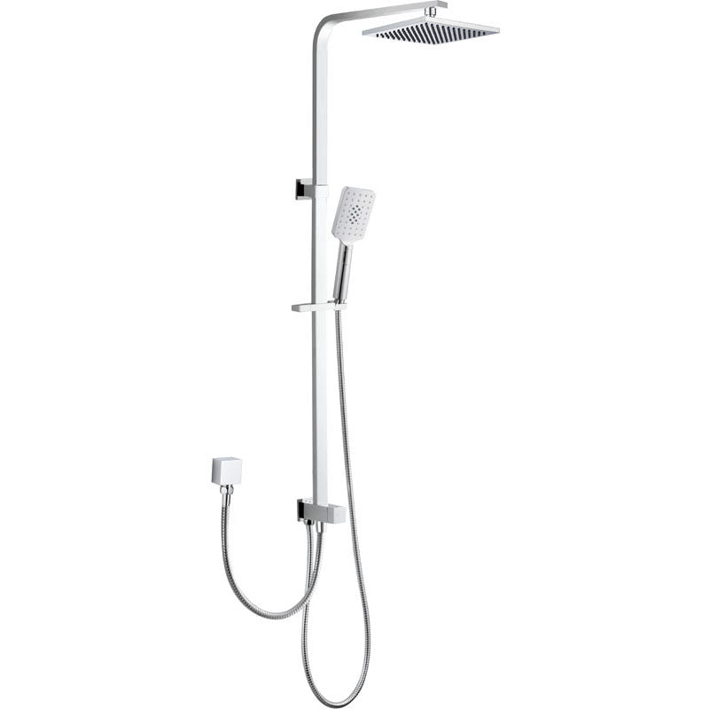 Messina Bottom Inlet Square Multifunction Shower Rail - Acqua Bathrooms