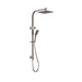 Ikon Ruki Brushed Nickel Multifunction Shower Rail - Acqua Bathrooms