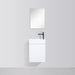Piccolo 400 High Gloss White Wall Hung Vanity By Indulge® - Acqua Bathrooms