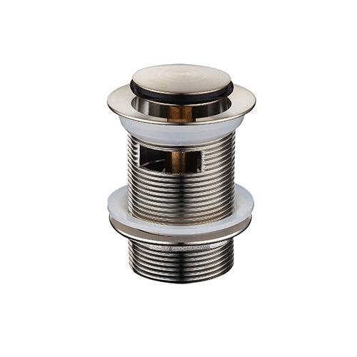 32 mm Brushed Nickel Pop Up Overflow Waste - Acqua Bathrooms