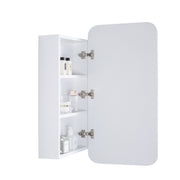 Matte White Square Shaving Cabinet By Indulge® - Acqua Bathrooms