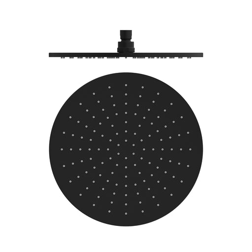 Nero | Round Matte Black 300mm Shower Head - Acqua Bathrooms
