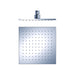 Nero | Square 200mm Shower Head - Acqua Bathrooms