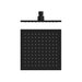 Nero | Square Matte Black 200mm Shower Head - Acqua Bathrooms