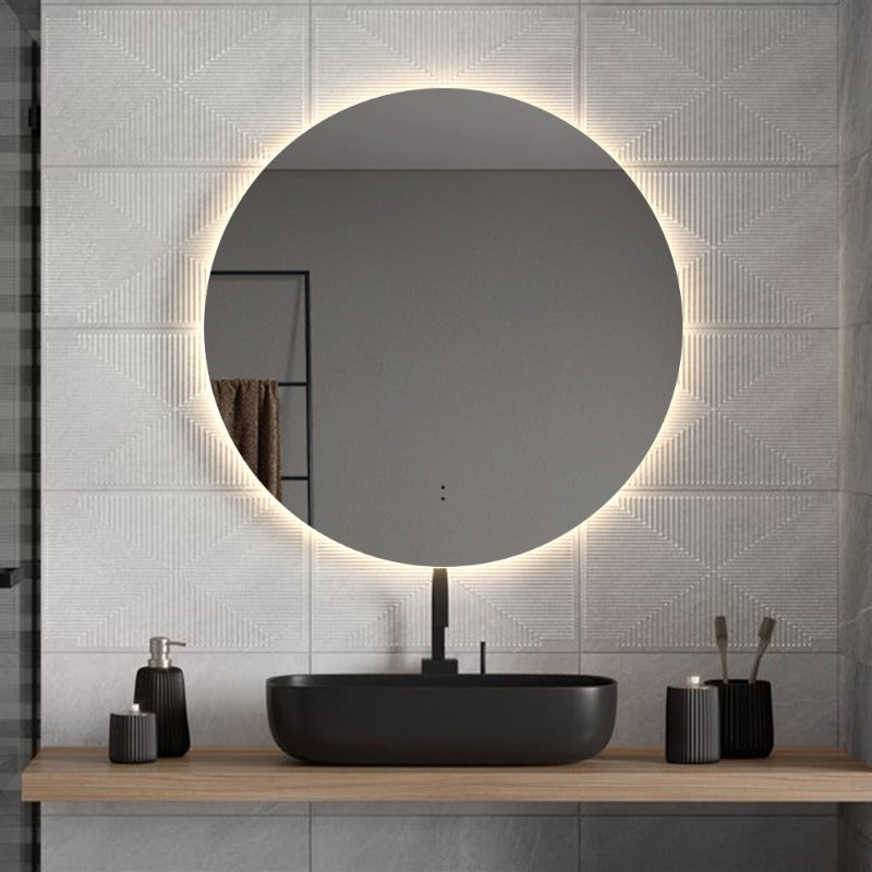 Indulge | Round Touchless 600mm LED Mirror - Three Light Temperatures - Acqua Bathrooms