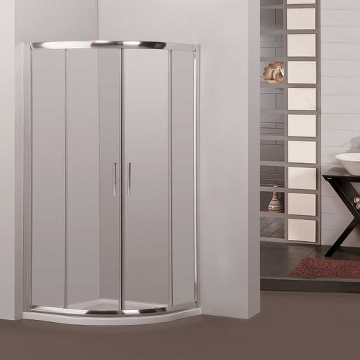 900mm Round Corner Sliding Semi Framed Shower Screen By Indulge® - Acqua Bathrooms