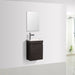 Piccolo 400 Matte Black Wall Hung Vanity By Indulge® - Acqua Bathrooms