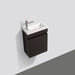 Piccolo 400 Matte Black Wall Hung Vanity By Indulge® - Acqua Bathrooms
