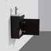 Piccolo 400 Matte Black Wall Hung Vanity By Indulge® - Acqua Bathrooms