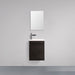 Piccolo 400 Matte Black Wall Hung Vanity By Indulge® - Acqua Bathrooms
