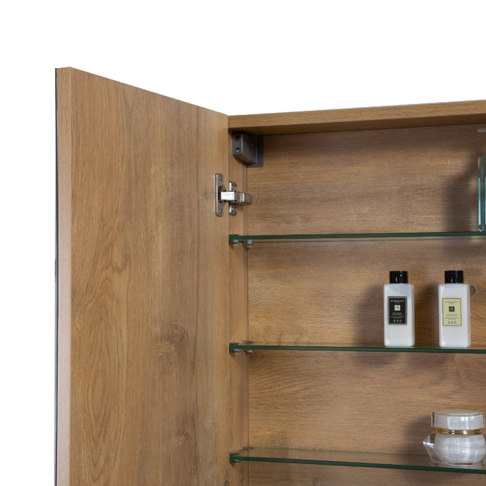 Sella 1200mm Fine Oak Shaving Cabinet By Indulge® - Acqua Bathrooms