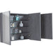 Sella 1200mm Grey Ash Shaving Cabinet By Indulge® - Acqua Bathrooms
