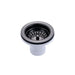 Carysil | Brushed Black 90mm Sink Waste Kit - Acqua Bathrooms
