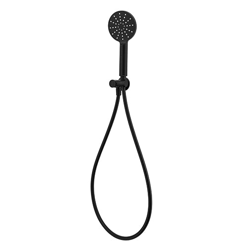 Star Matte Black Hand Held Shower Set - Acqua Bathrooms