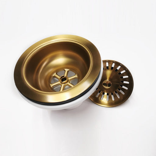 Carysil | Brushed Gold 90mm Sink Waste Kit - Acqua Bathrooms