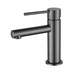 Star Mini Gun Metal Grey Basin Mixer - Acqua Bathrooms