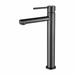 Star Mini Gun Metal Grey Tall Basin Mixer - Acqua Bathrooms