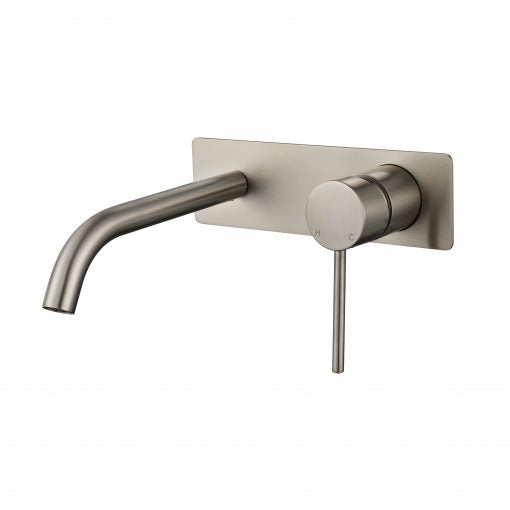 Star Mini Brushed Nickel Basin Mixer Combination - Acqua Bathrooms