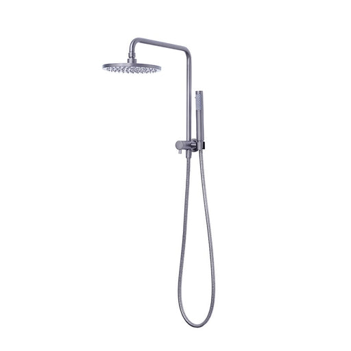 Star Mini Gun Metal Half Rail Multifunction Shower Rail - Acqua Bathrooms