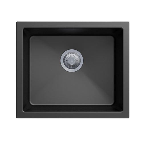 Carysil | 533 Salsa Black Granite Kitchen Sink - Acqua Bathrooms
