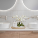 Timberline | Allure Matte White Above Counter Basin - Acqua Bathrooms