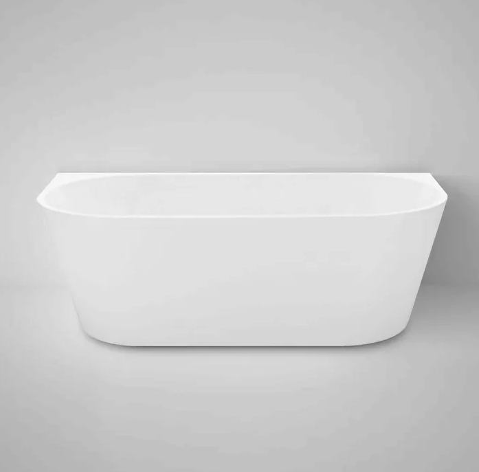 1500mm Verona Back to Wall Freestanding Bath Tub - Acqua Bathrooms