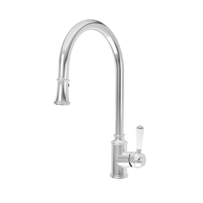 Linsol | Tommy Chrome Pull Down  Kitchen Sink Mixer - Acqua Bathrooms