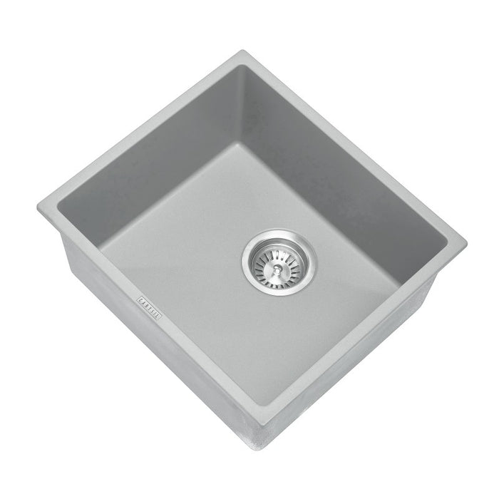 Carysil | 457 Magic Salsa Grey Granite Kitchen Sink - Acqua Bathrooms
