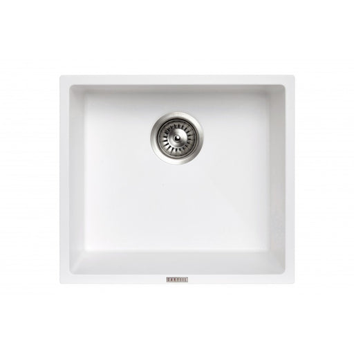 Carysil | 457 Magic Salsa White Granite Kitchen Sink - Acqua Bathrooms