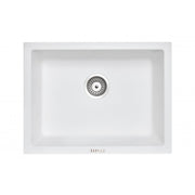Carysil | 610 Big Bowl White Granite Kitchen Sink - Acqua Bathrooms