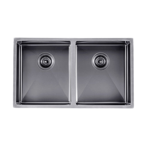 Brushed Black 770 x 450 x 215mm Kitchen Sink - Acqua Bathrooms